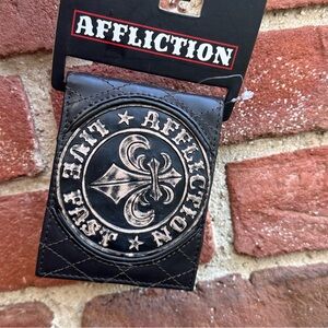 NWT AFFLICTION WALLET UNISEX BROWN
